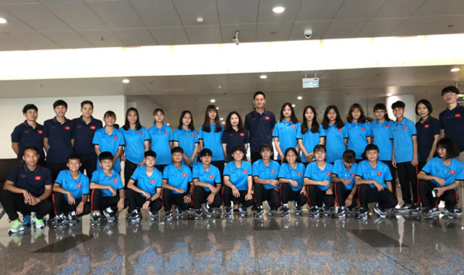 U15 nữ Việt Nam lên đường tham dự giải U15 nữ Đông Nam Á 2019