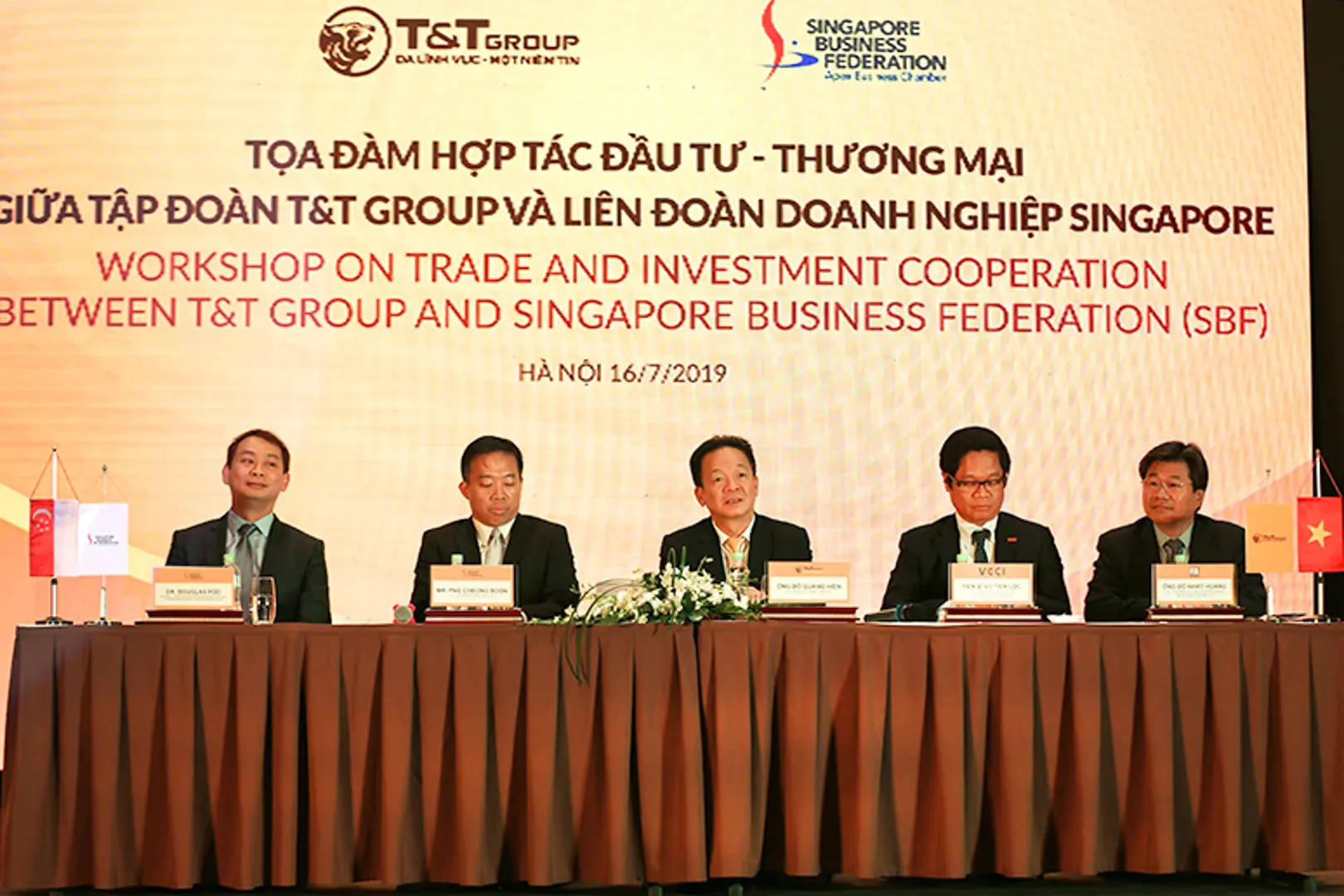 T&T GROUP và SBF hợp tác thương mại đầu tư