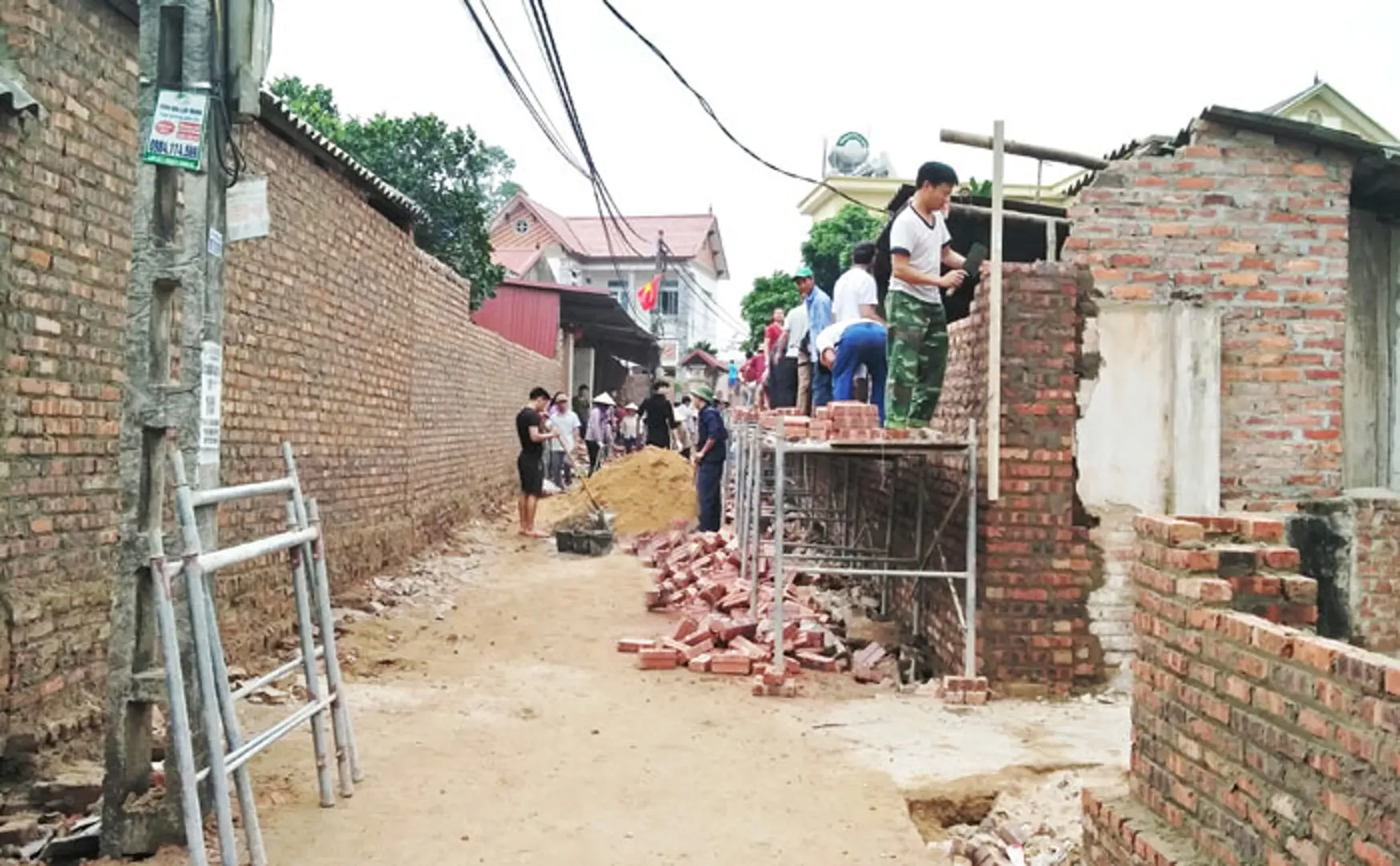 Xã Xuân Giang, huyện Sóc Sơn: Lan tỏa phong trào hiến đất làm đường