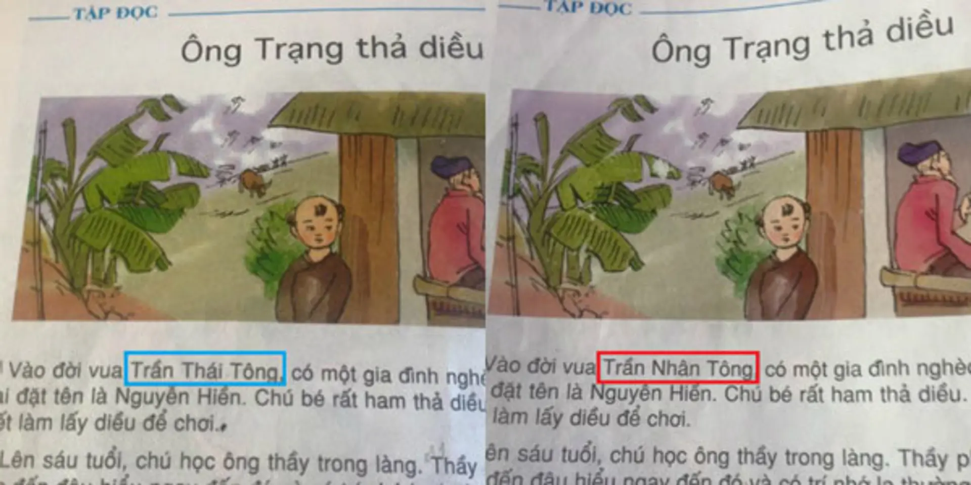 Một sách giáo khoa 2 nhân vật: Nhà xuất bản Giáo dục Việt Nam lên tiếng