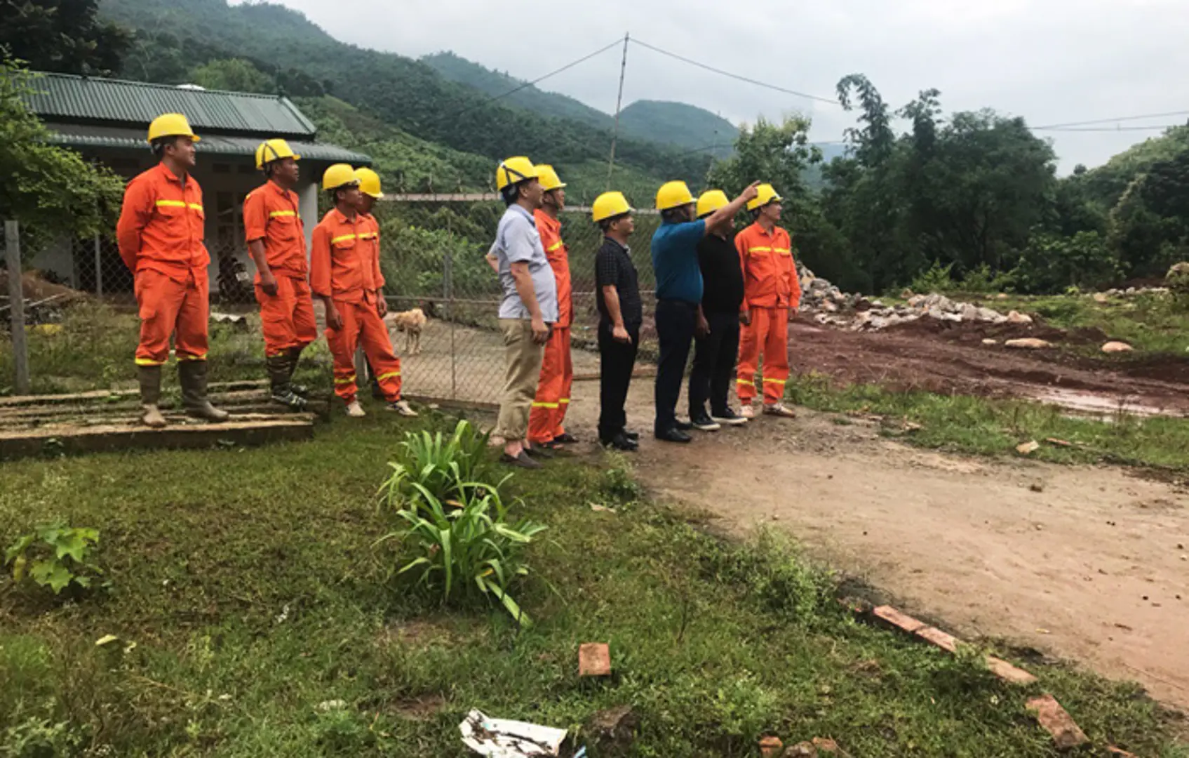 Tổng công ty Điện lực Miền Bắc khắc phục sự cố lưới điện do ảnh hưởng của bão số 4