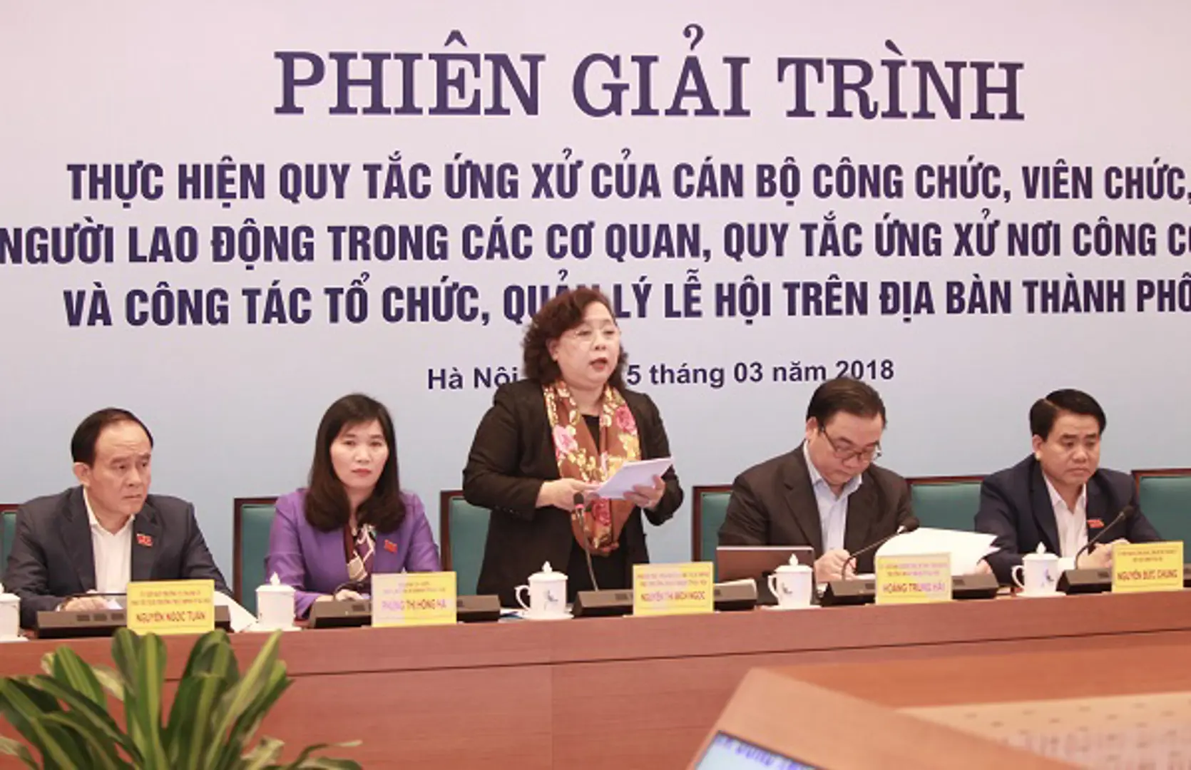 Hà Nội: Thường trực HĐND TP Hà Nội họp phiên giải trình về tổ chức, quản lý lễ hội