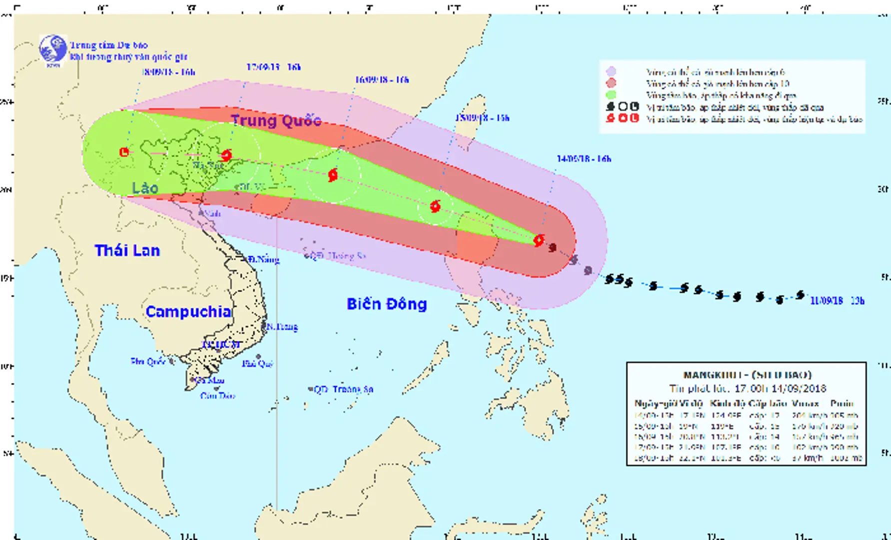 Hà Nội chủ động triển khai các giải pháp ứng phó siêu bão Mangkhut