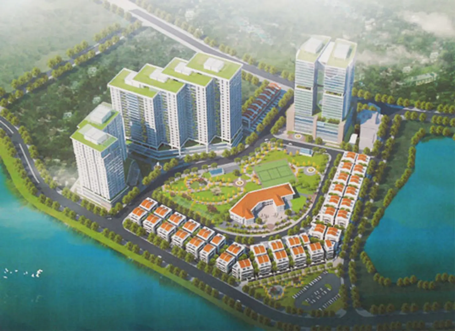 Duyệt Điều chỉnh tổng thể Quy hoạch chi tiết Khu nhà ở Thạch Bàn Lakeside