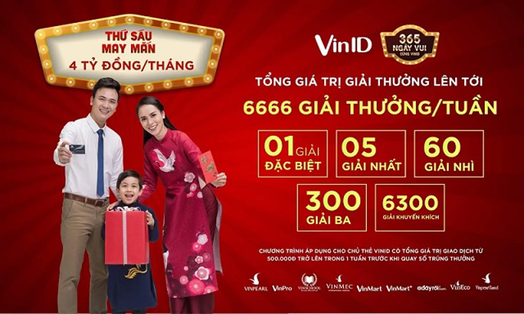 100 tỷ đồng tri ân chủ thẻ VinID trong “365 ngày vui”