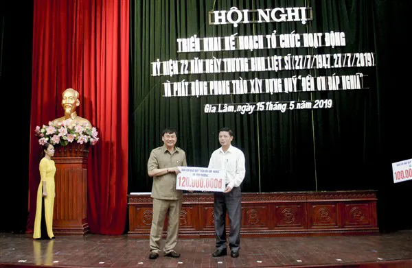 Gia Lâm triển khai các hoạt động kỷ niệm Ngày Thương binh Liệt sĩ