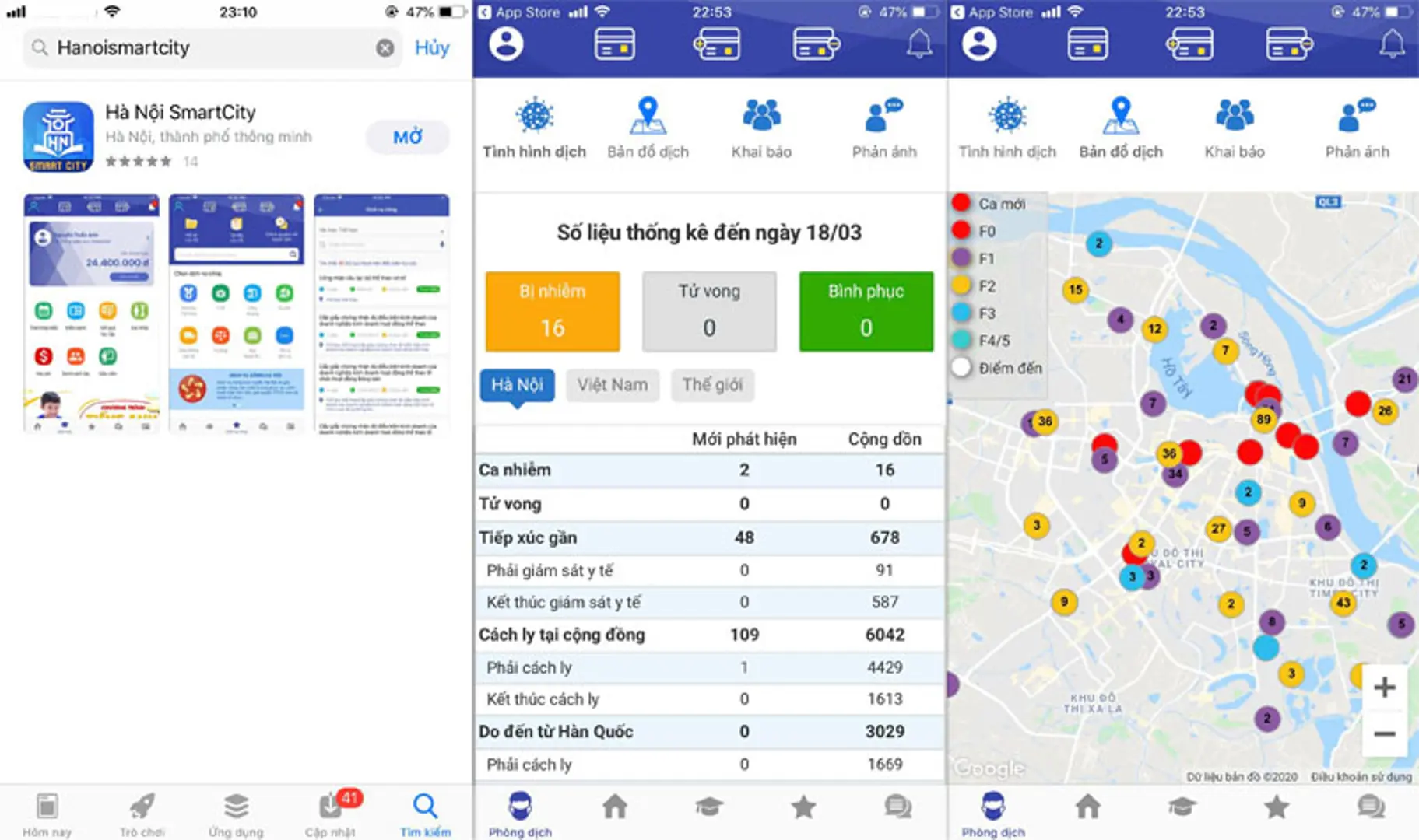 Giám sát người cách ly do Covid-19 qua ứng dụng Hà Nội Smart City