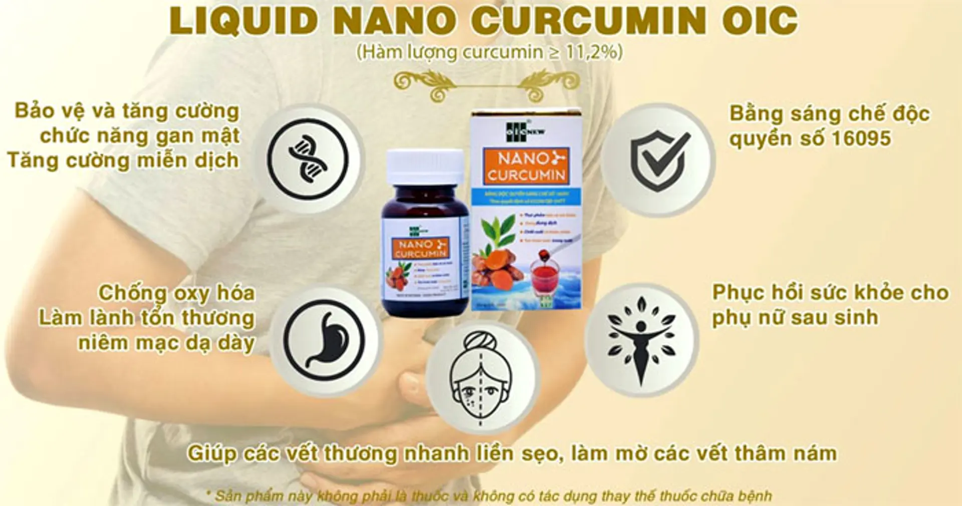 Điều kỳ diệu mang tên dung dịch bảo vệ sức khỏe Nano Curcumin Oic