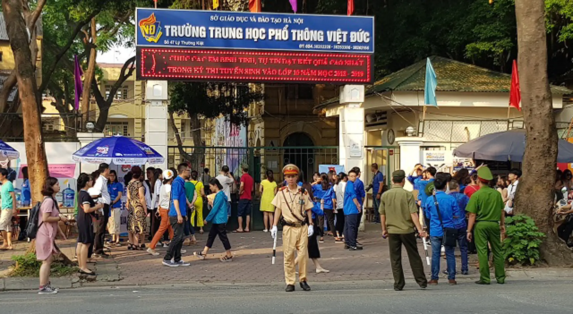 Bảo đảm an toàn cho thí sinh thi vào lớp 10 tại Hà Nội