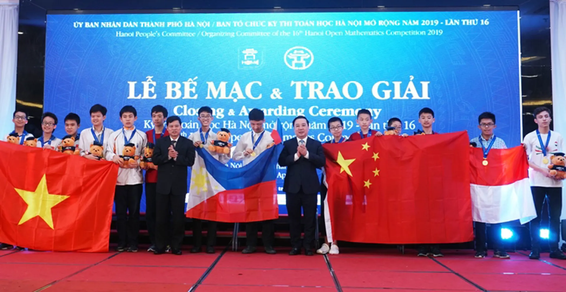 Bế mạc kỳ thi Toán học Hà Nội mở rộng năm 2019