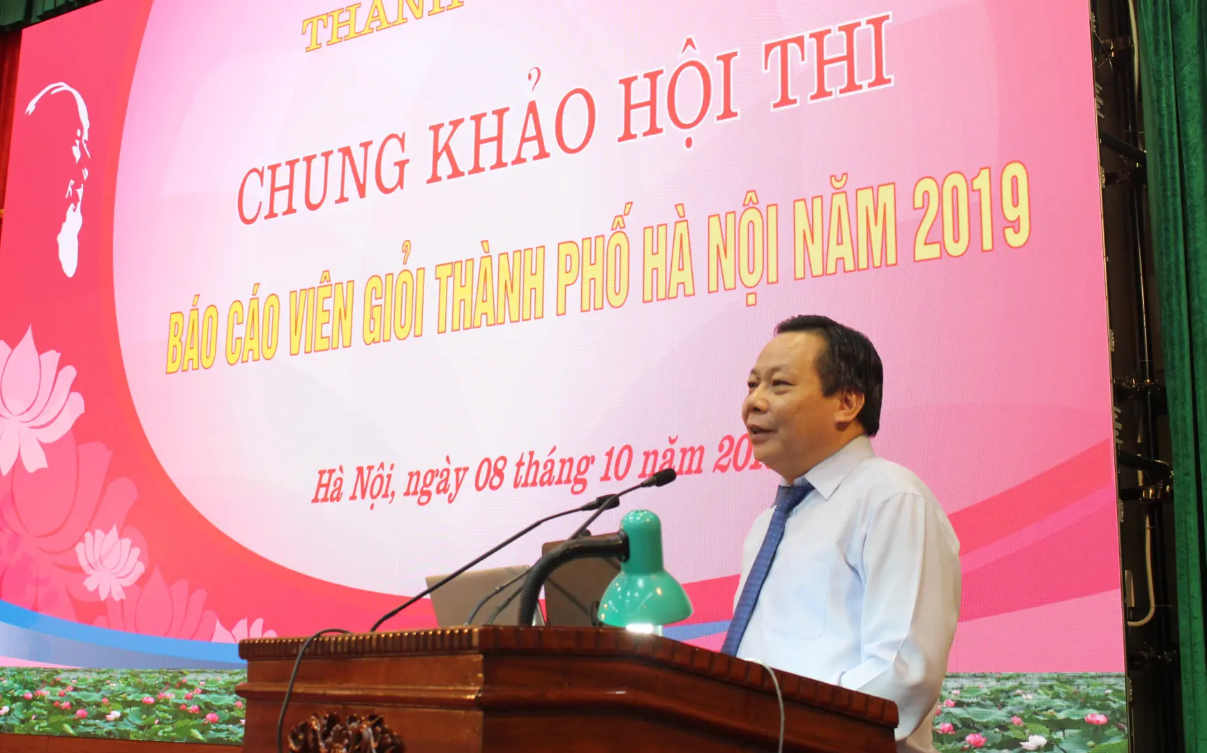 Hà Nội: Chung khảo Hội thi báo cáo viên giỏi cấp Thành phố năm 2019