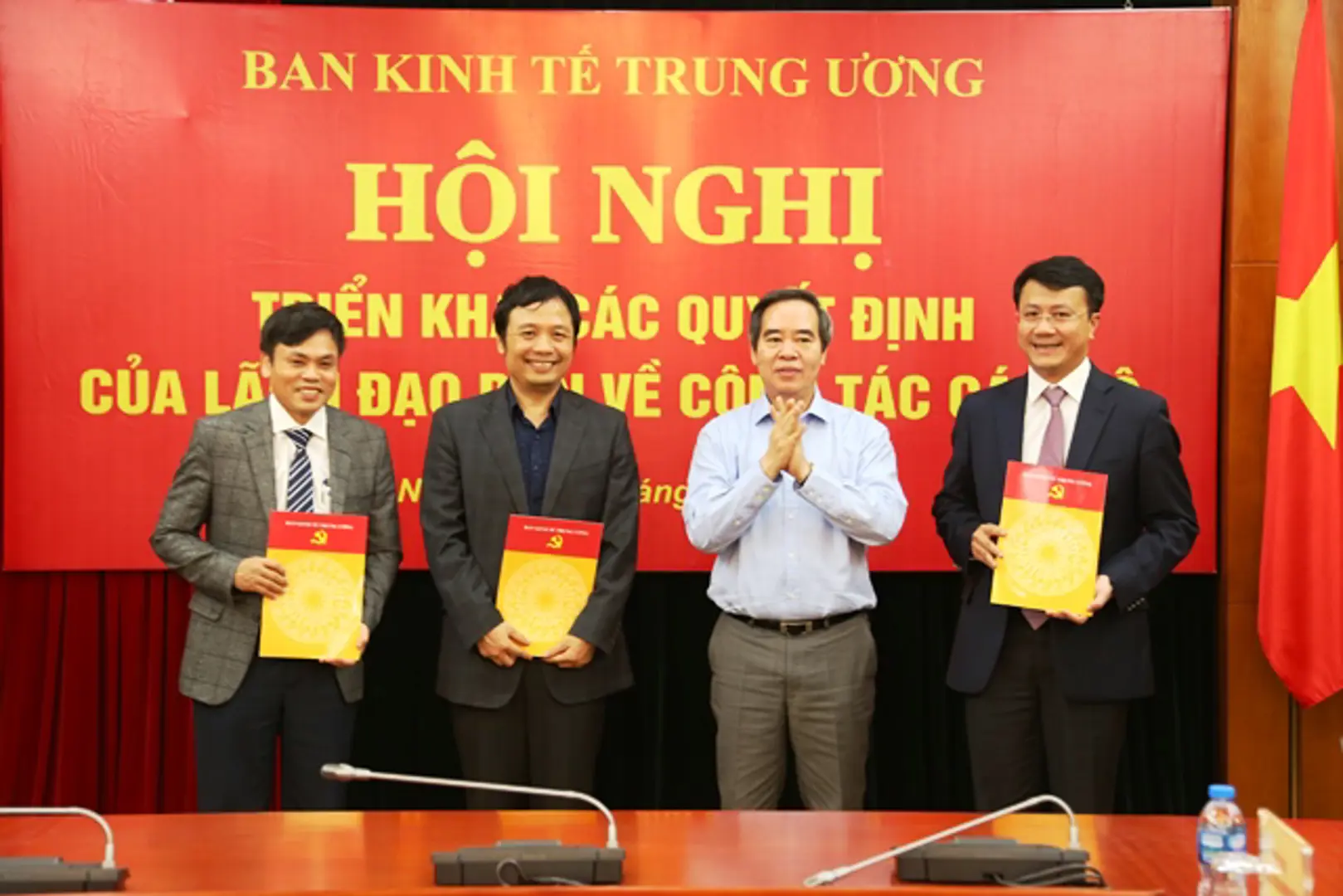 Ban Kinh tế Trung ương công bố quyết định về công tác cán bộ