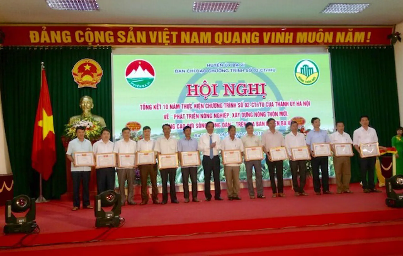 Ba Vì cơ bản hoàn thành 6/9 tiêu chí Huyện nông thôn mới