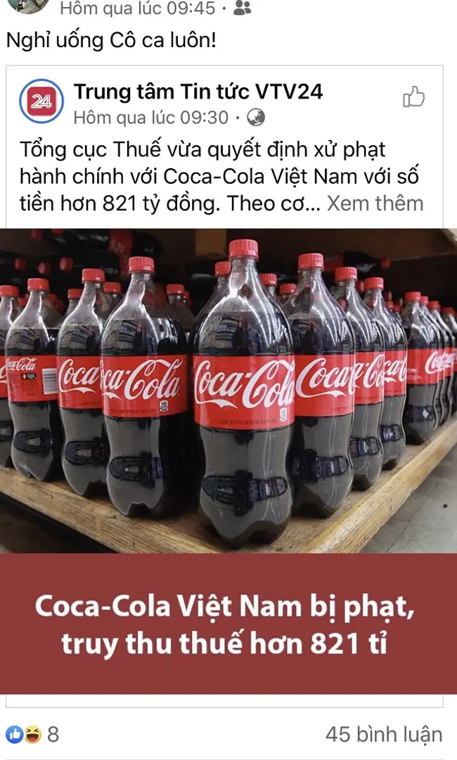 “Nghỉ chơi” với đồ uống Coca-Cola