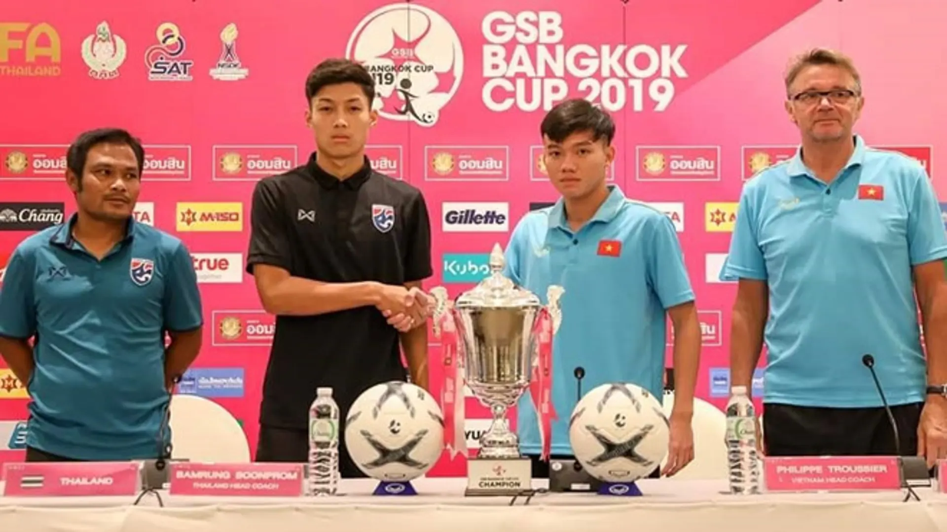 U19 Việt Nam sẵn sàng cho trận đấu với chủ nhà Thái Lan tại GSB Bangkok Cup 2019