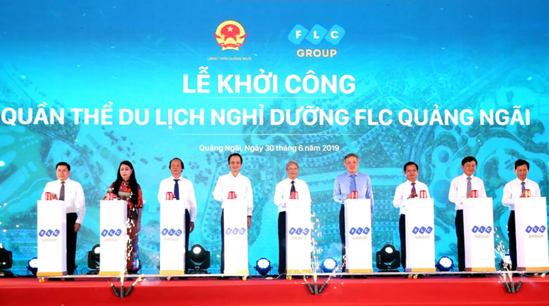 Tập đoàn FLC khởi công quần thể nghỉ dưỡng quy mô 1.026 ha tại Quảng Ngãi