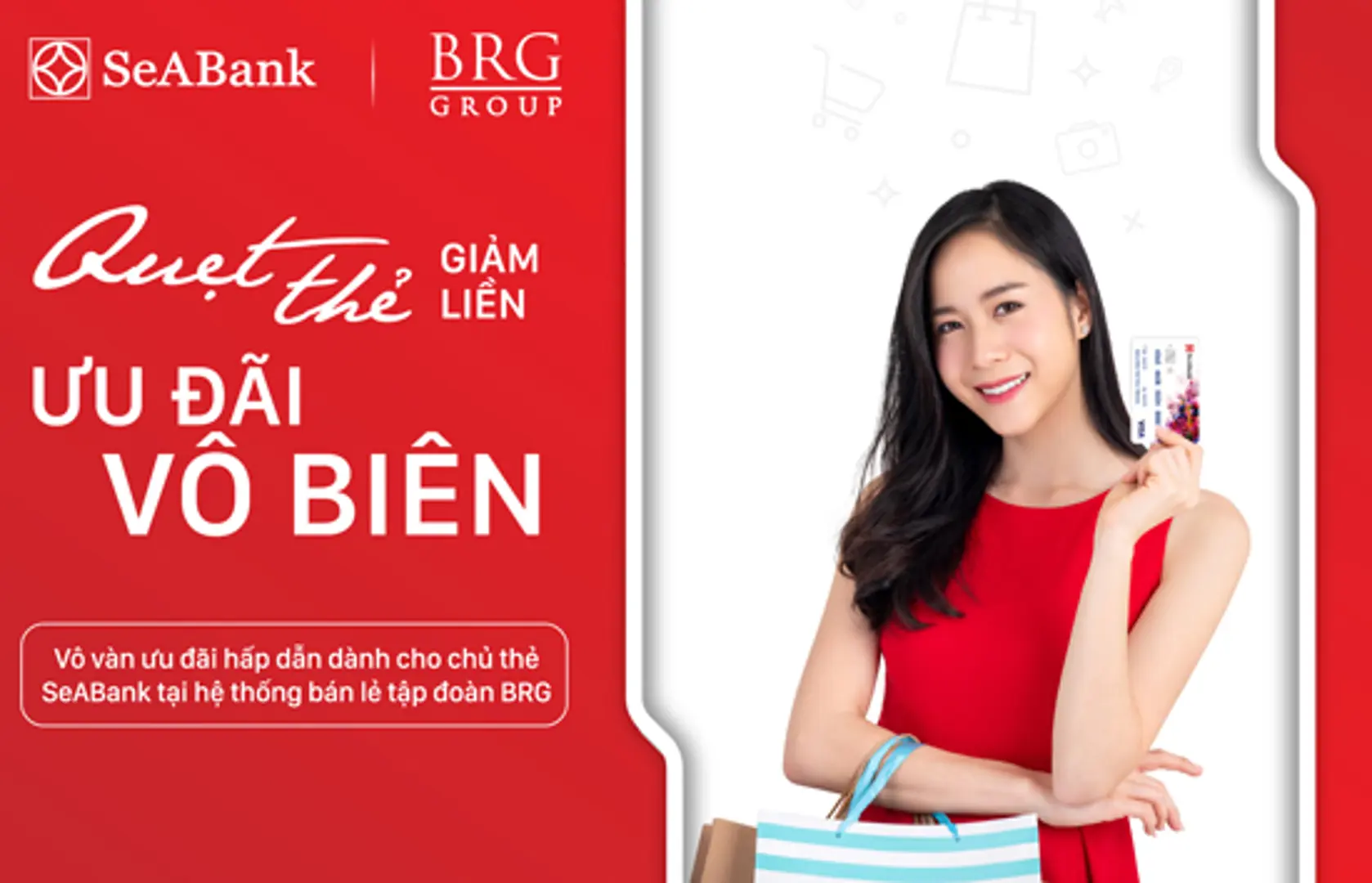 “Quẹt thẻ giảm liền – ưu đãi vô biên” cùng thẻ SeABank