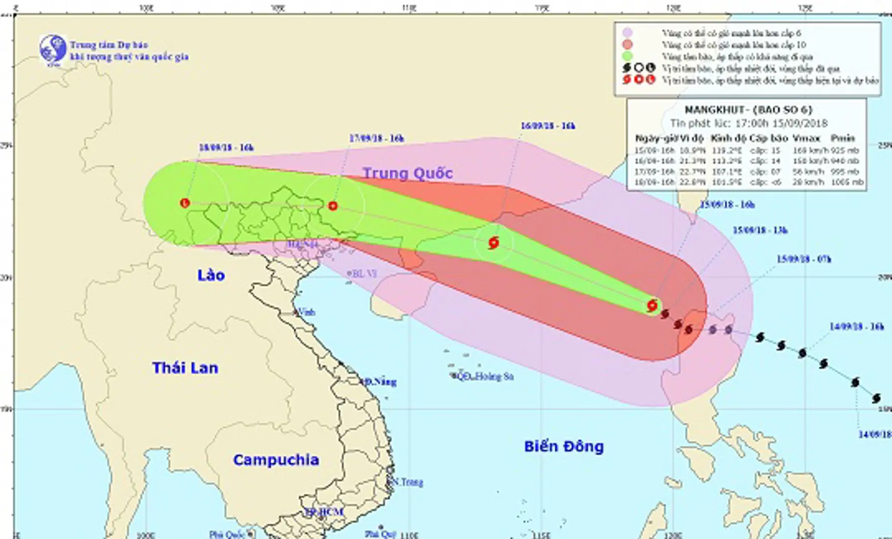 Bão số 6 di chuyển nhanh giật cấp 17, Thủ tướng chỉ đạo ứng phó khẩn cấp