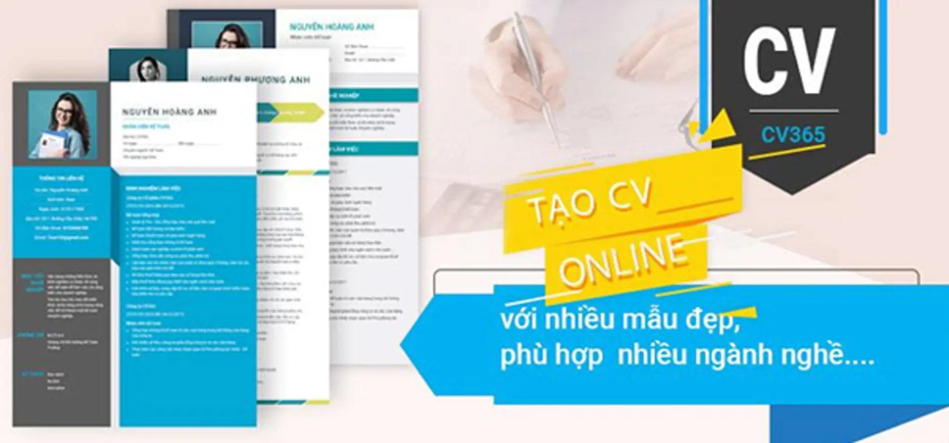 Tạo CV xin việc nhanh hàng đầu hiện nay tại Timviec365.vn