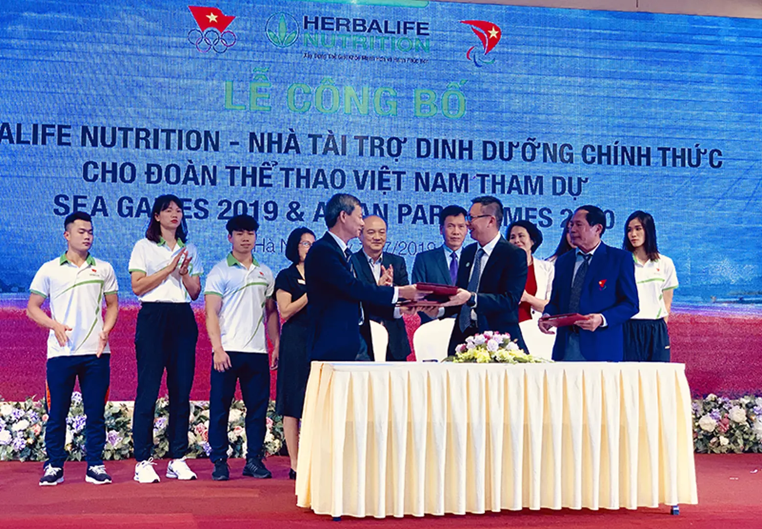 Tài trợ dinh dưỡng cho vận động viên Việt Nam tham dự Sea Games 2019 và Para Games 2020