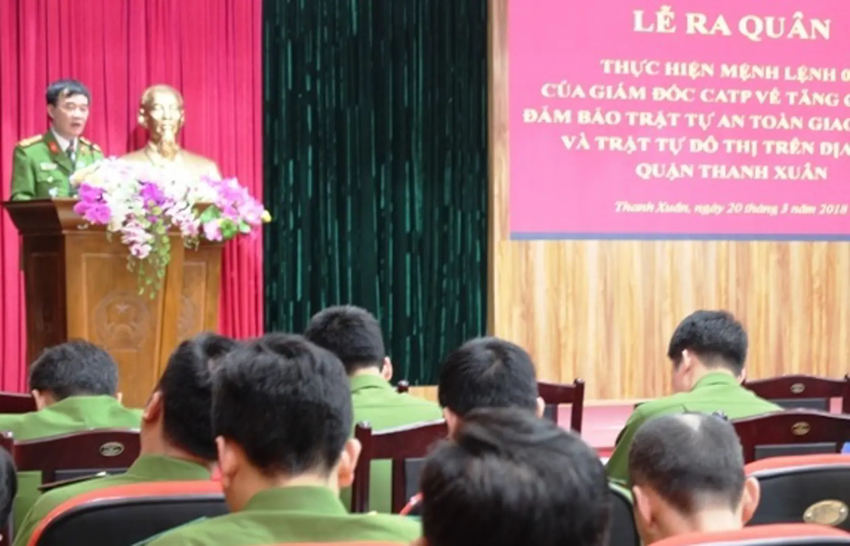 Quận Thanh Xuân: Đảm bảo trật tự an toàn giao thông, trật tự đô thị