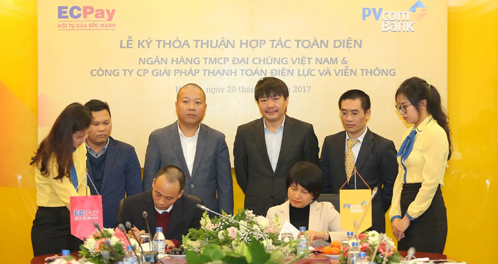 PVcomBank và ECPay ký Thỏa thuận hợp tác toàn diện