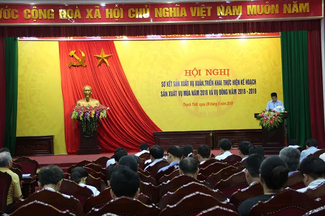 Thạch Thất đạt 97% kế hoạch vụ lúa xuân