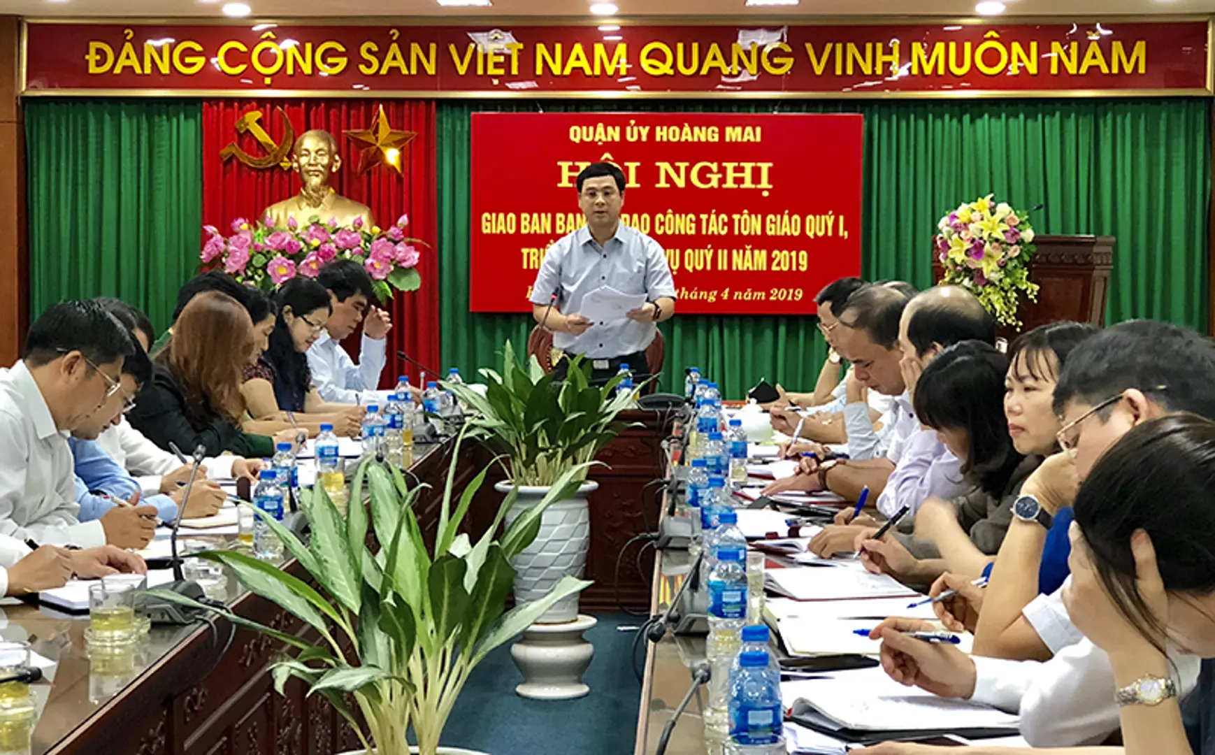 Quận Hoàng Mai: Vận động tín đồ tôn giáo thực hiện Luật tôn giáo, tín ngưỡng