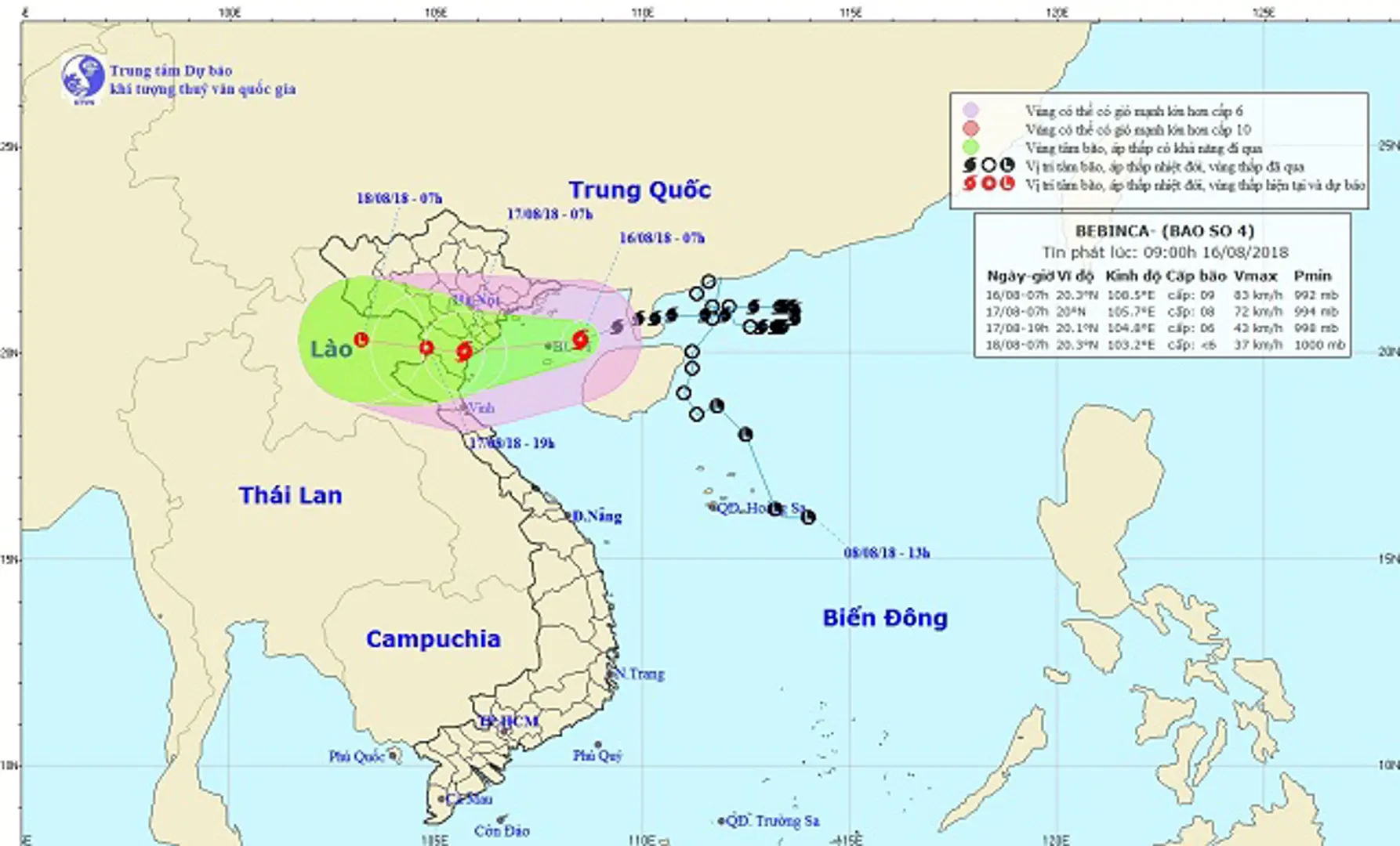 3 nhiệm vụ trọng tâm ứng phó bão số 4