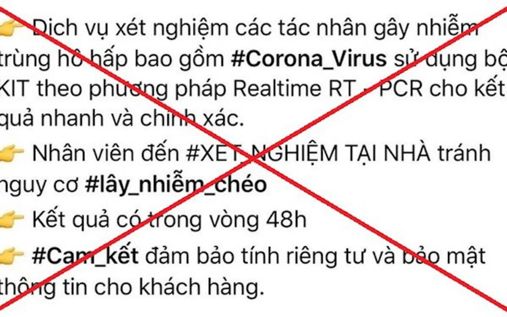 TP Hồ Chí Minh: Tư vấn xét nghiệm được CoVid-19, một phòng khám bị phạt 35 triệu đồng