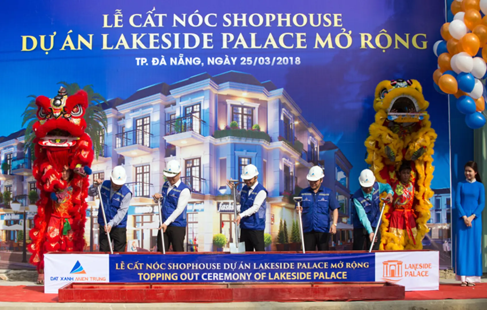 Cất nóc nhà phố thông minh và khánh thành 6 công viên thuộc dự án Lakeside Place