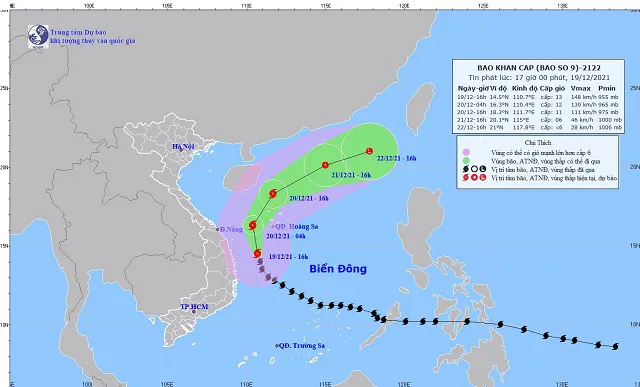 Thông tin mới nhất về bão số 9, 1 ngư dân thiệt mạng trên biển