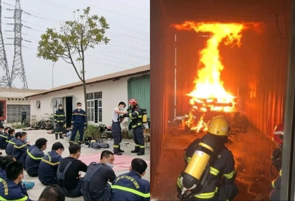 Công an Hà Nội: 120 cán bộ chiến sỹ được tập huấn chuyên sâu về chữa cháy, cứu nạn