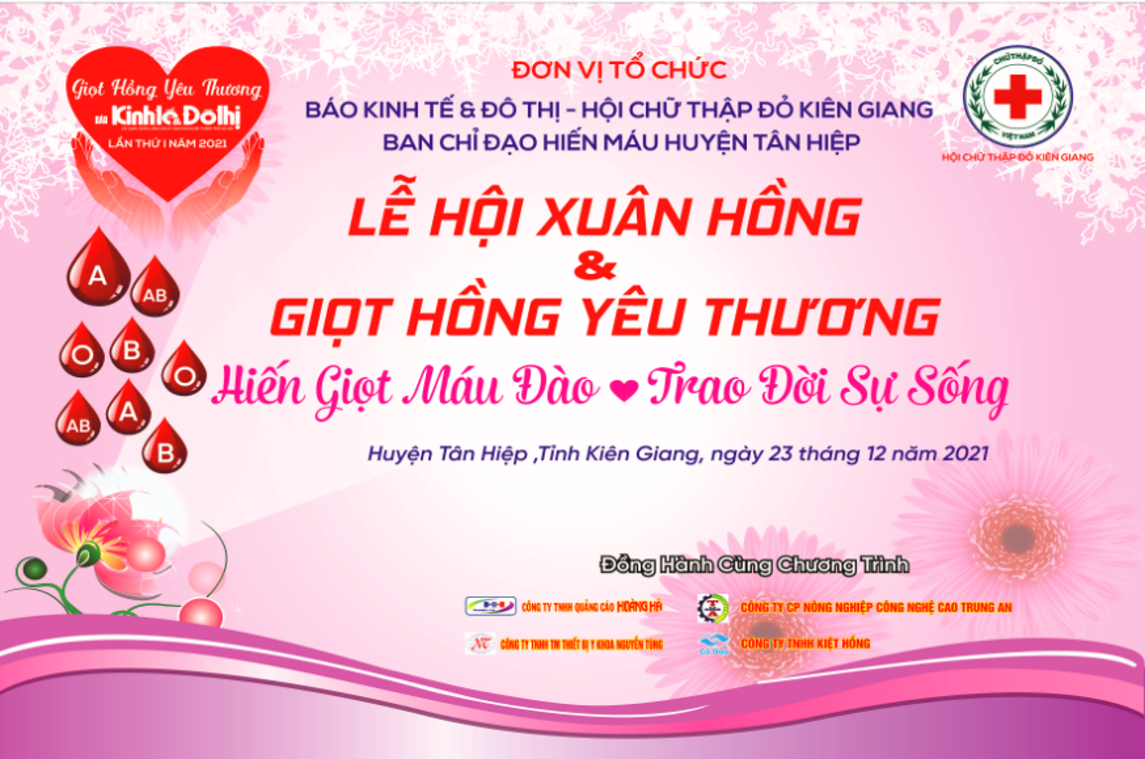 Kiên Giang sẵn sàng cho chương trình Lễ hội Xuân hồng – Giọt hồng yêu thương