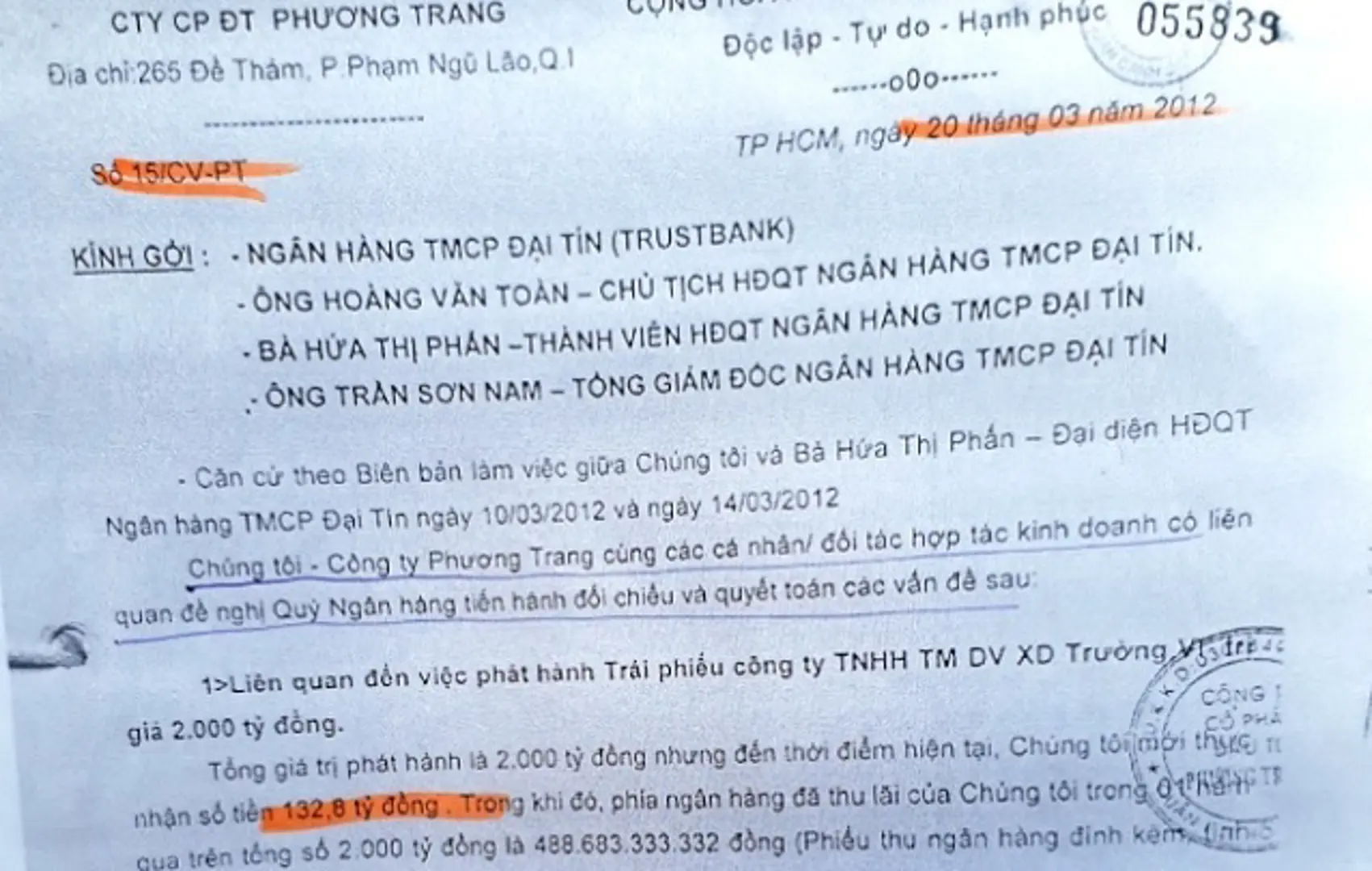 Phúc thẩm đại án Hứa Thị Phấn: CBBank nói có giải ngân, nhóm Phương Trang nói không