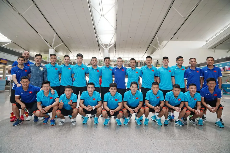 Tuyển Futsal Việt Nam lên đường tham dự Giải vô địch Futsal Đông Nam Á 2018