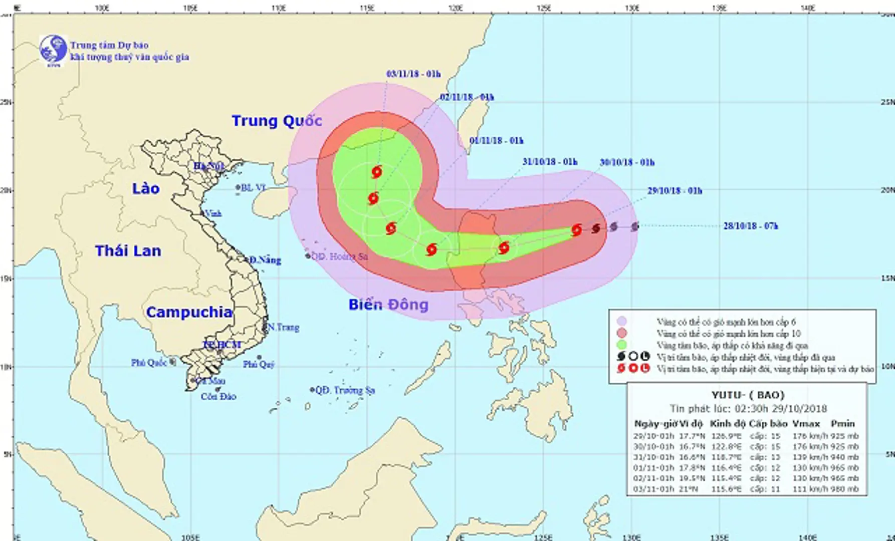 Siêu bão Yutu liệu có trở thành cơn bão số 7 và ảnh hưởng tới Việt Nam?