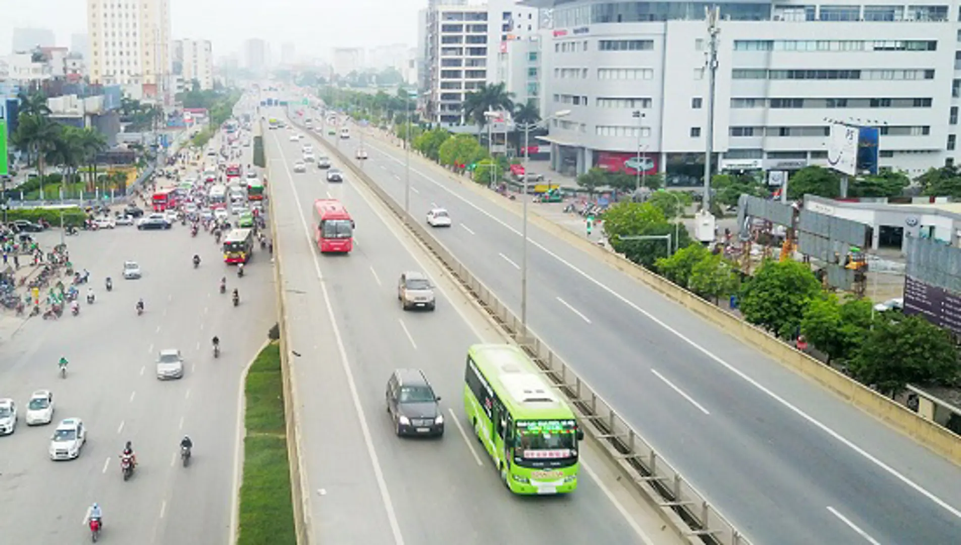 Cấm xe tải hạng nặng lưu thông qua Vành đai 3 trên cao