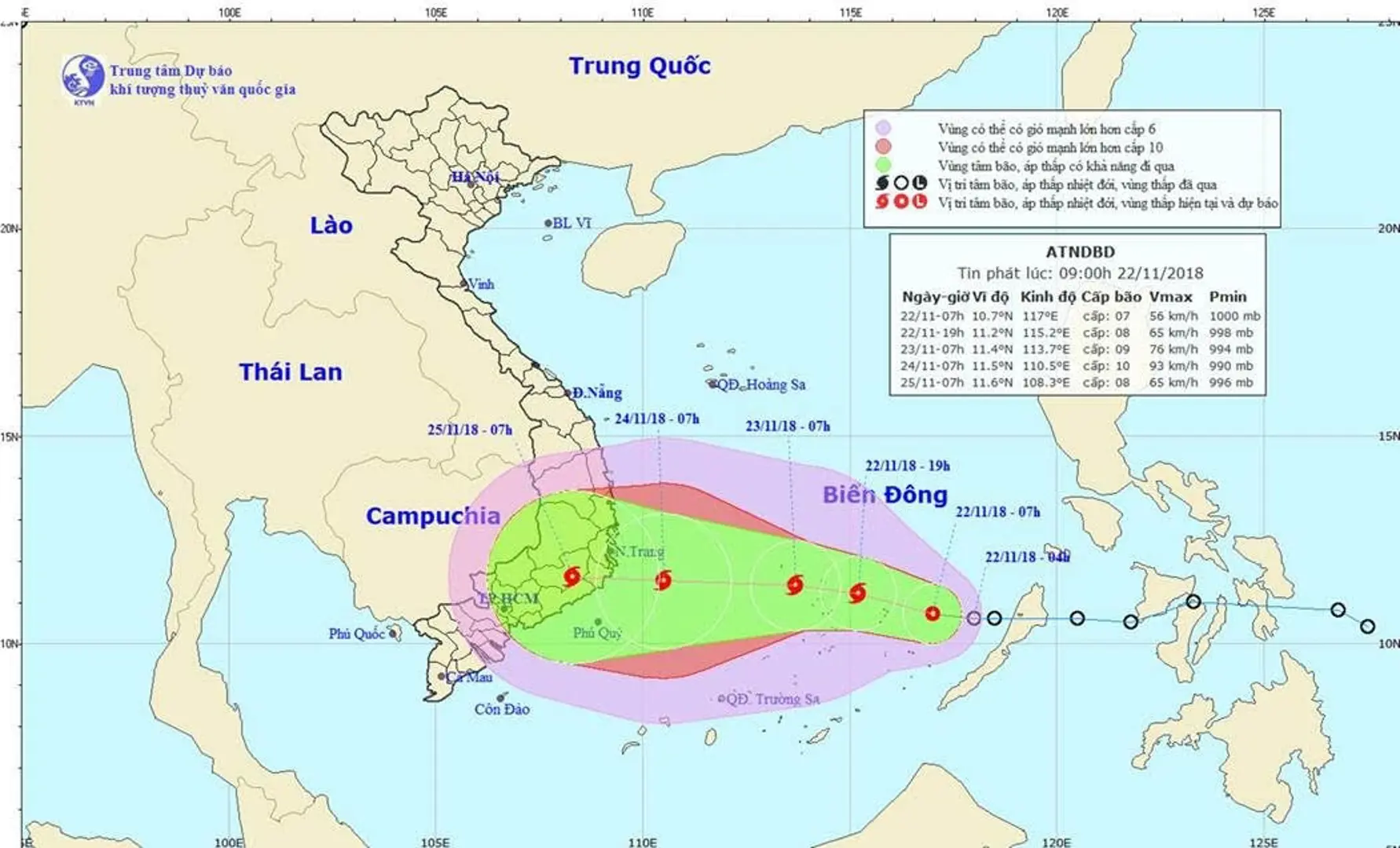 EVNSPC sẵn sàng ứng phó với bão số 9