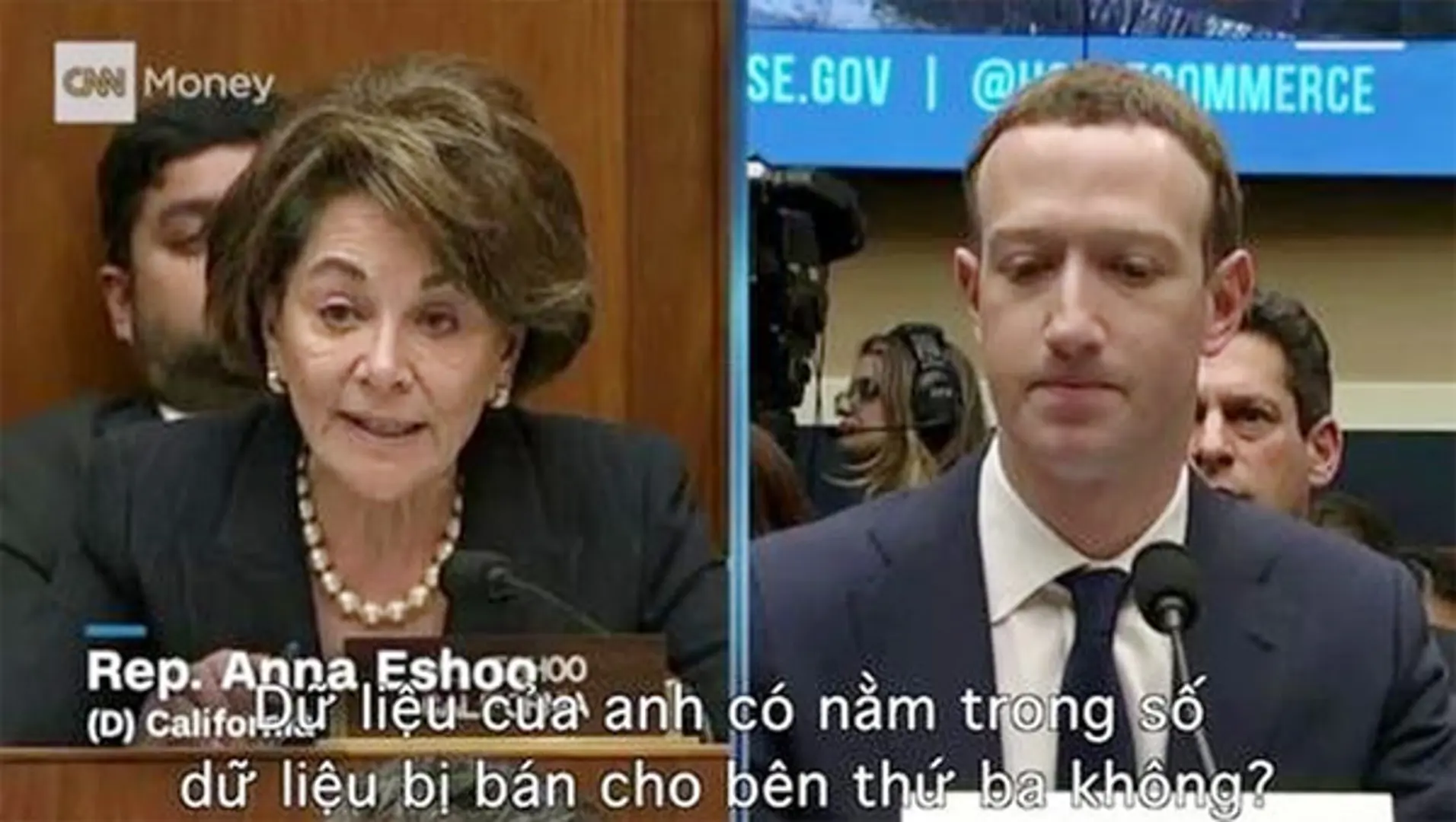 Mark Zuckerberg điều trần trước Hạ viện Mỹ qua video 2 phút