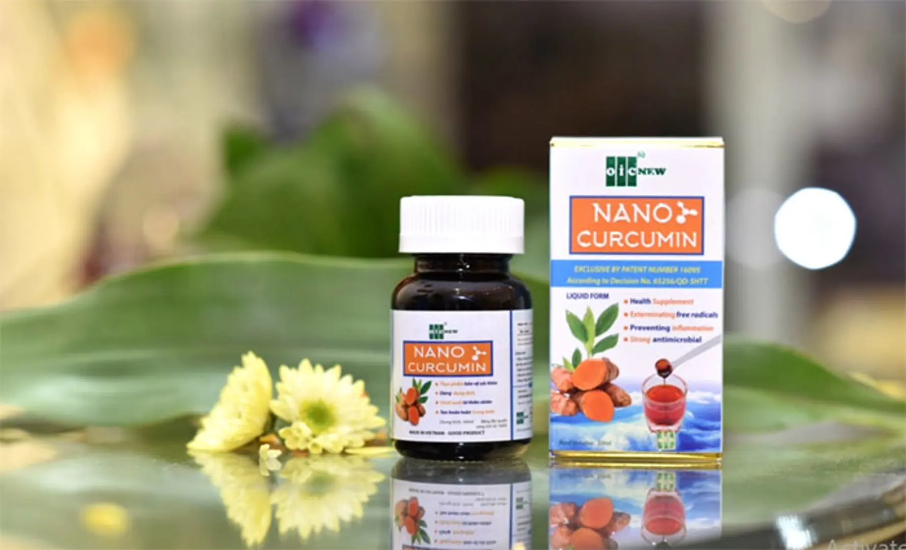 Hàng Việt Nam được người tiêu dùng yêu thích: với tên thương hiệu Liquid Nano Curcumin OIC