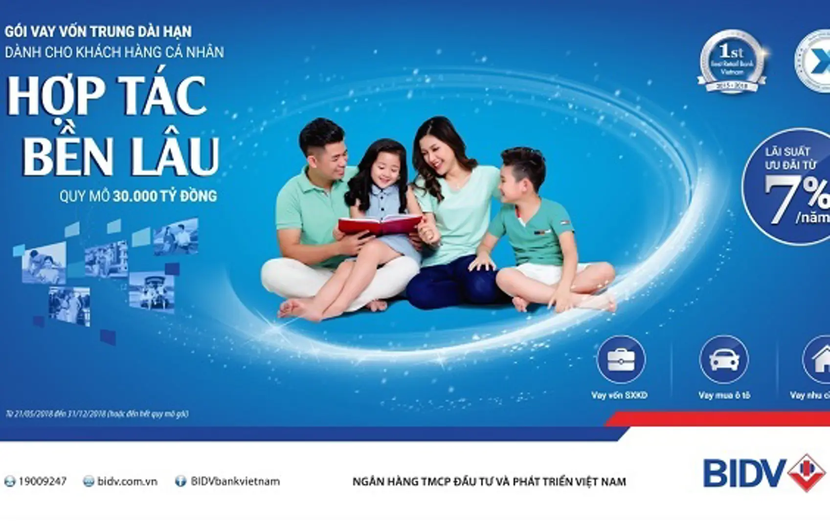 BIDV mở rộng gói tín dụng “Hợp tác bền lâu” lên 30.000 tỷ đồng