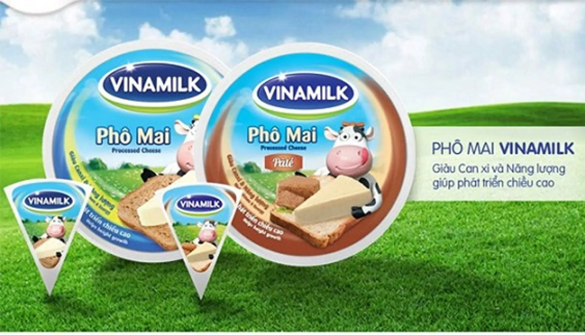 Phô mai Vinamilk giúp bé phát triển khỏe mạnh