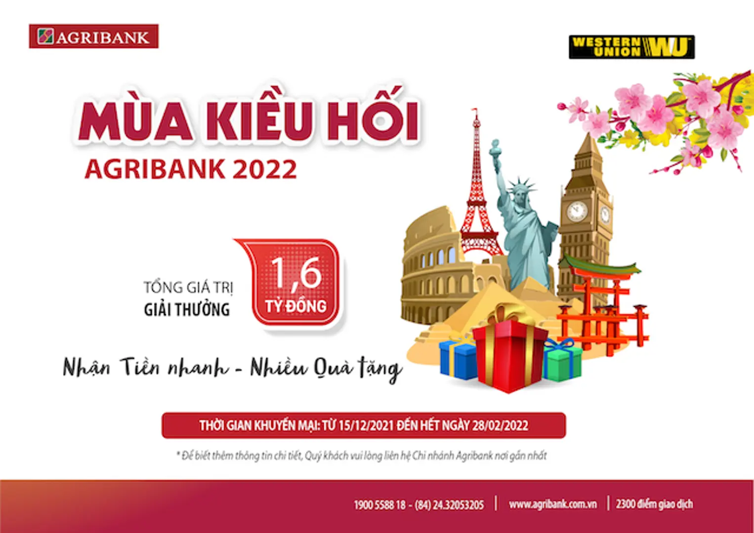 Agribank triển khai chương trình khuyến mại mùa kiều hối năm 2022