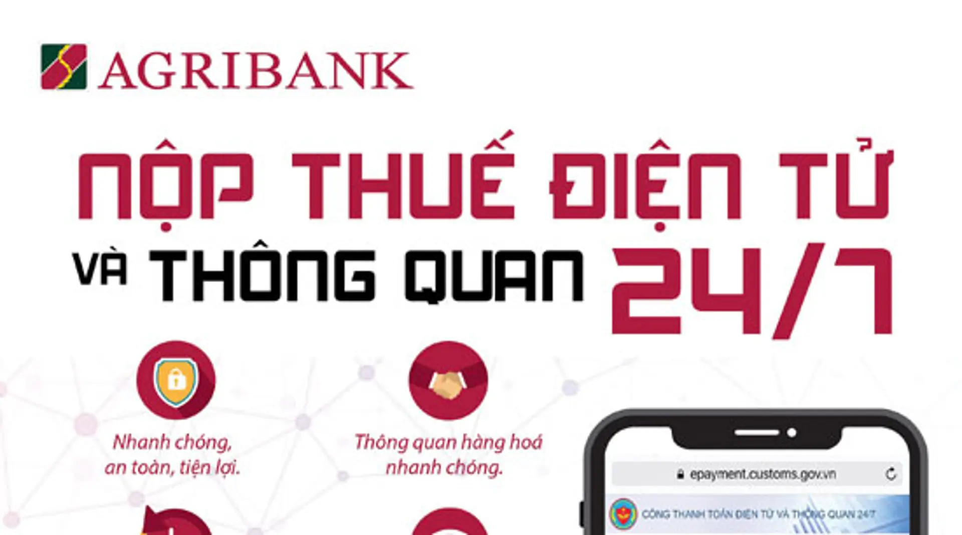 Agribank kết nối giao dịch điện tử với tất cả cơ quan hải quan