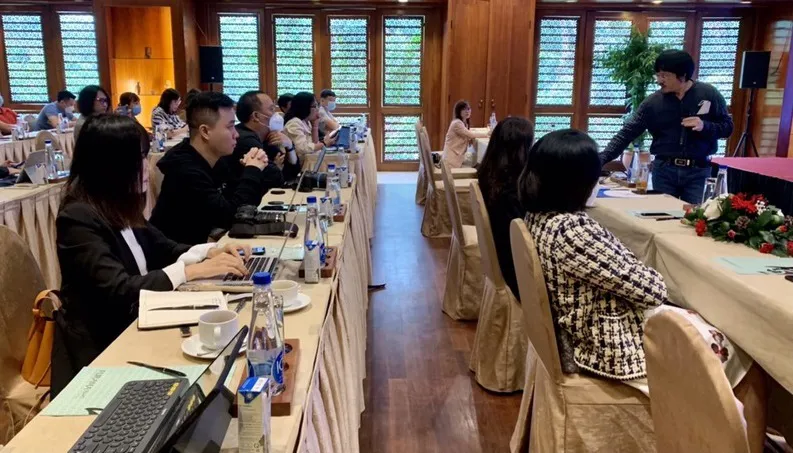 Tập huấn tổ chức thông tin bằng hình ảnh báo chí
