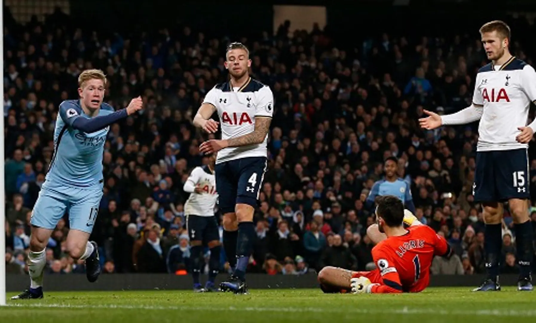 Man City đánh rơi chiến thắng trước Tottenham dù dẫn hai bàn