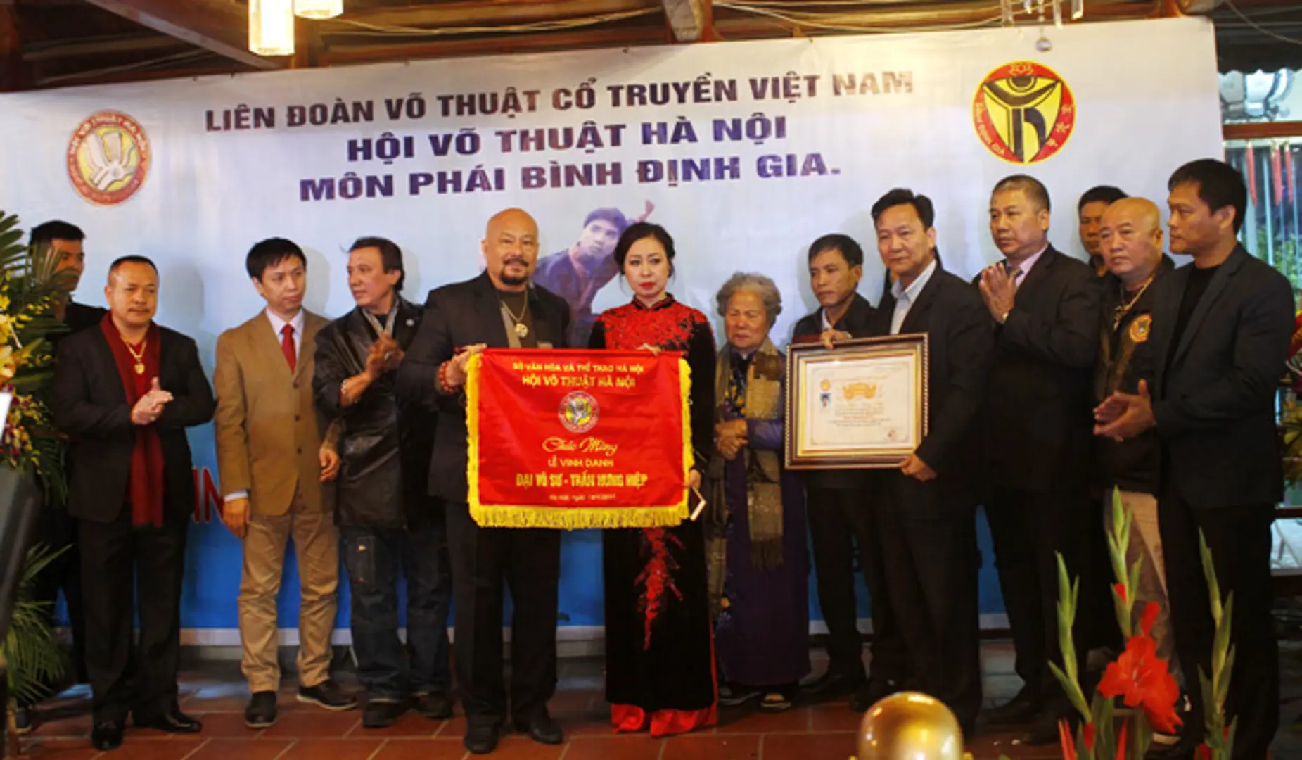 Vinh danh cố đại võ sư Trần Hưng Hiệp