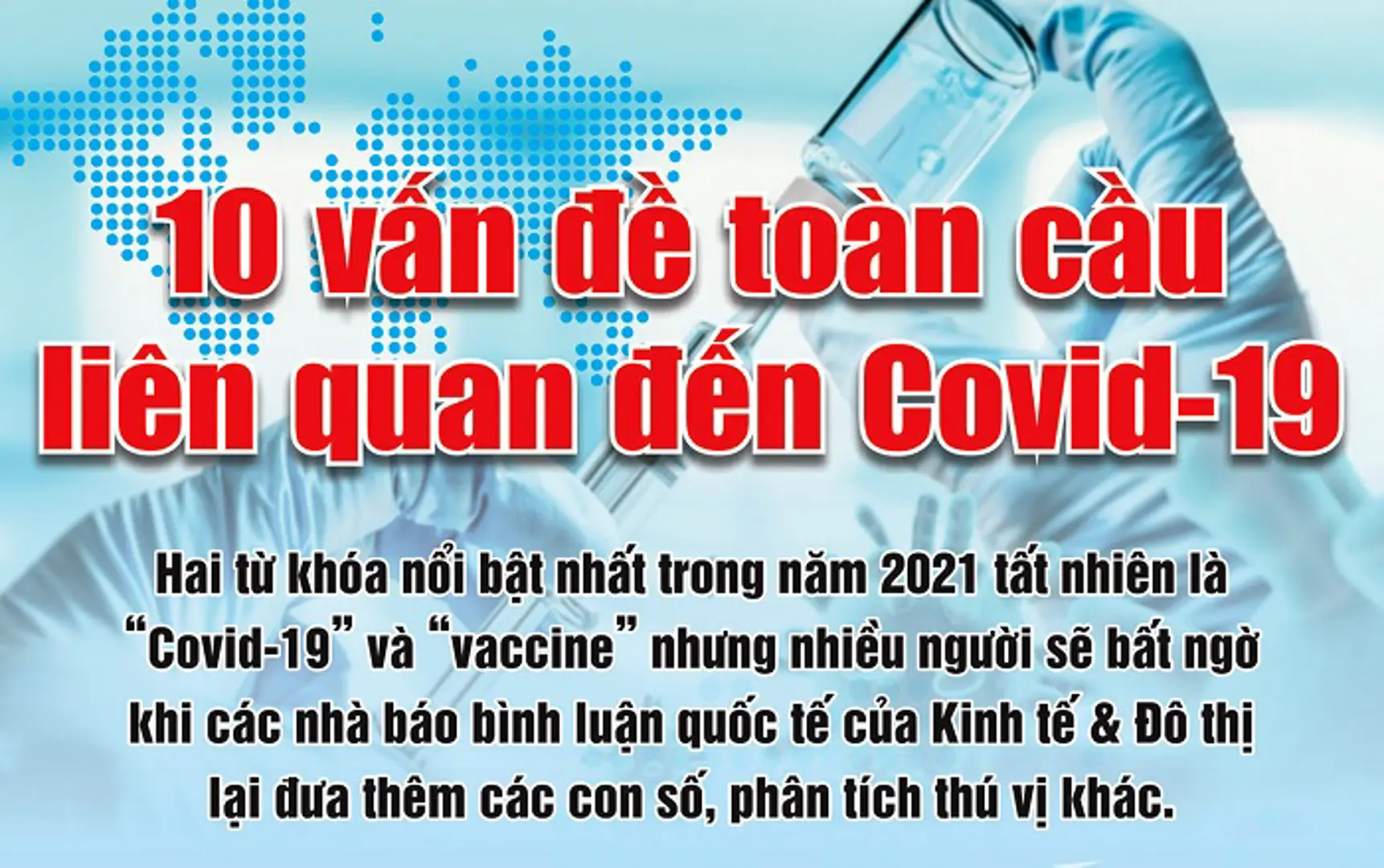 [Infographic] 10 vấn đề toàn cầu liên quan đến Covid-19