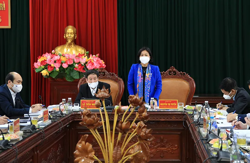 Phó Bí thư Thường trực Thành ủy Nguyễn Thị Tuyến: Thanh Trì phải nỗ lực hoàn thành 3 tiêu chí xây dựng huyện lên quận